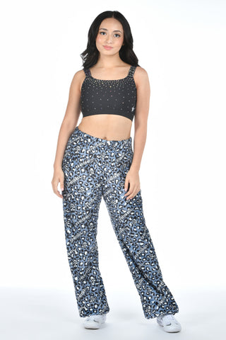 Wild Side Lounge Pants in Black Leopard