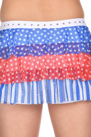 Kennedy Skirt in Patriotic Party