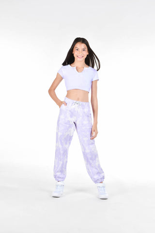Lavender Breeze Tapered Sweatpants