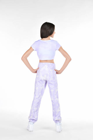 Lavender Breeze Tapered Sweatpants