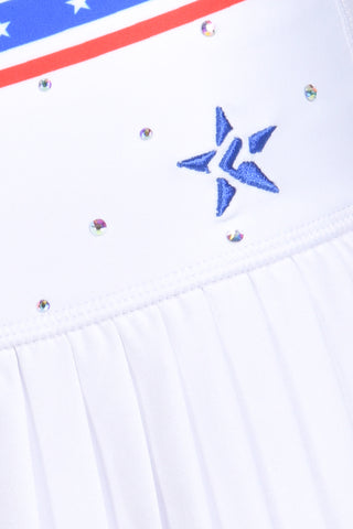 Liberty Love Pleated Skirt in White