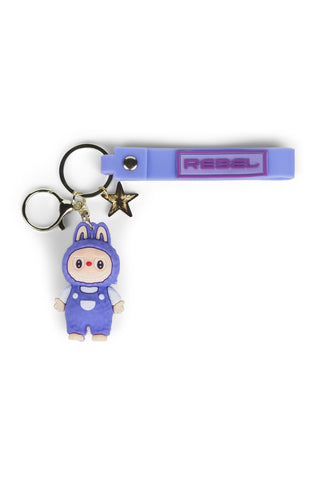 Lil Rebel Keychain in Purple