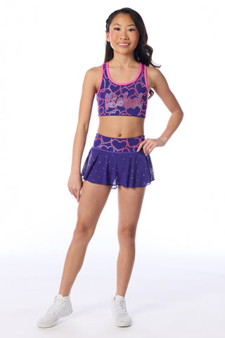 Lovestruck Sports Bra in Rebel Heart