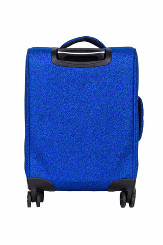 Royal Blue Rebel Dream Luggage with White Zipper