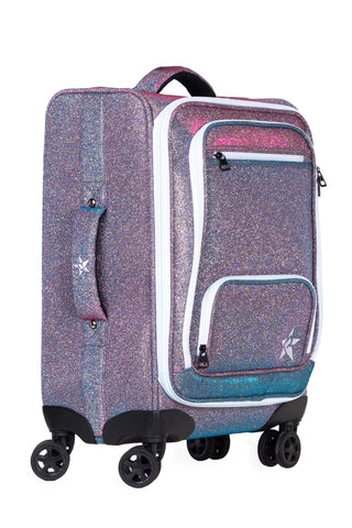 Vintage Mermaid Rebel Dream Luggage with White Zipper