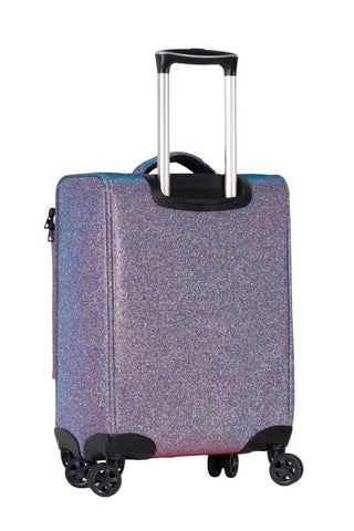 Vintage Mermaid Rebel Dream Luggage with White Zipper