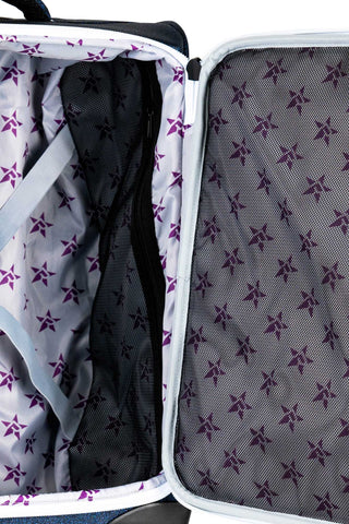 Neoprene in Black Rebel Dream Luggage with Black Zipper