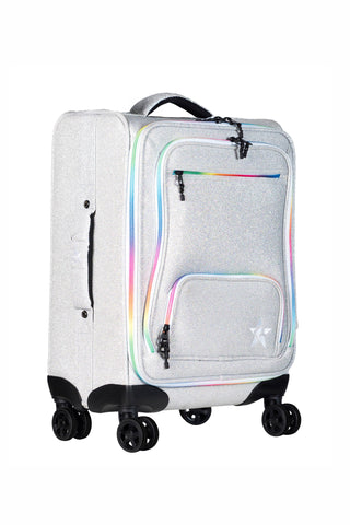 Opalescent Rebel Dream Luggage with Rainbow Zipper