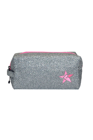 Moonstruck Rebel Makeup Bag with Pink Zipper