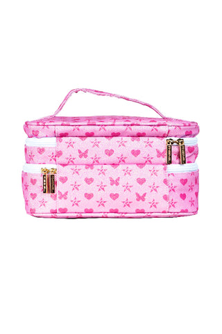 Sweet Dreams Rebel Glam & Go Travel Case with White Zipper