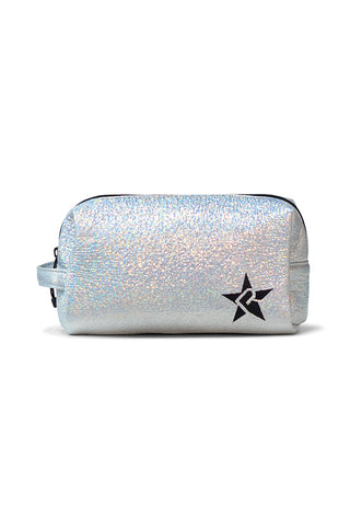 Tinsel in Moonlight Rebel Makeup Bag with Black Zipper