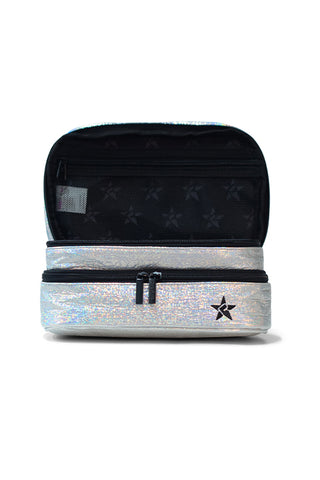 Tinsel in Moonlight Rebel Glam & Go Travel Case with Black Zipper