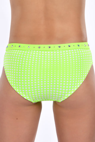 Macie Bikini Bottom in Green