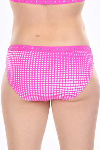 Macie Bikini Bottom in Neon Pink