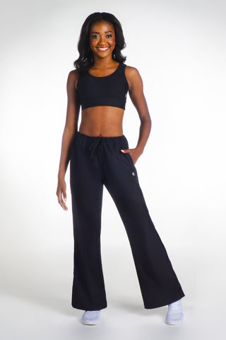 Mae Longline Sports Bra in Black