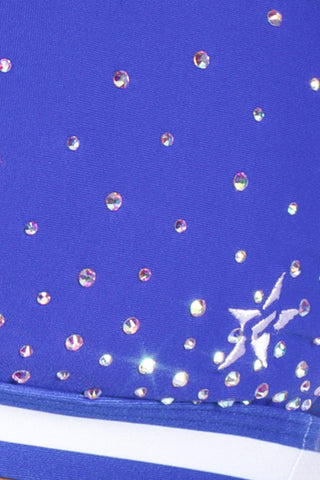 Odessa Sports Bra in Indigo Blue