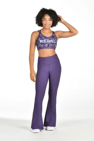 Maple Sports Bra in Mulberry Purple