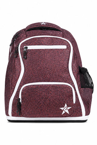 Maroon Rebel Dream Bag Plus With White Zipper