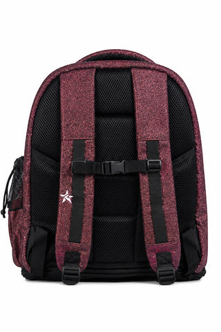 Maroon Rebel Dream Bag Plus With White Zipper