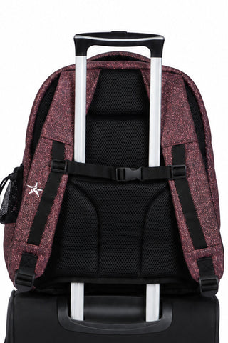Maroon Rebel Dream Bag Plus With White Zipper