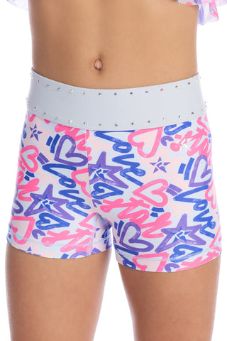 Maya Compression Short in Rebel Love