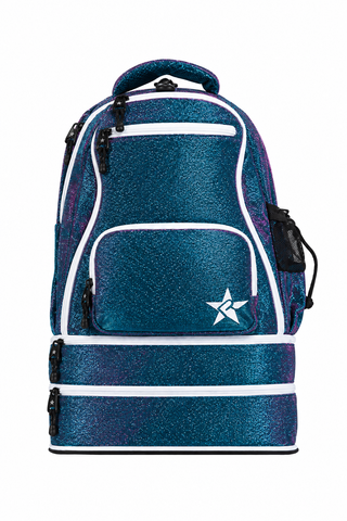Midnight Mermaid Rebel Baby Dream Bag with White Zipper
