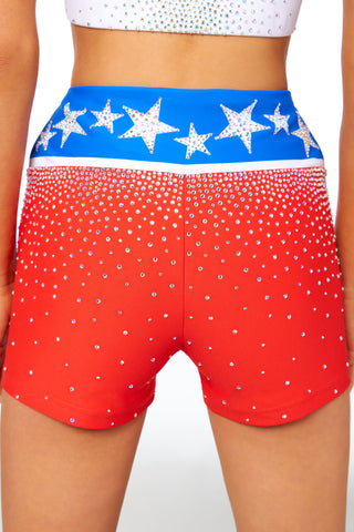 Miss America x Rebel SuperNova™ United We Shine Compression Short- FINAL SALE