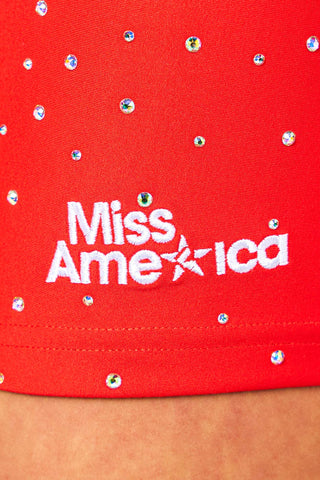 Miss America x Rebel SuperNova™ United We Shine Compression Short- FINAL SALE