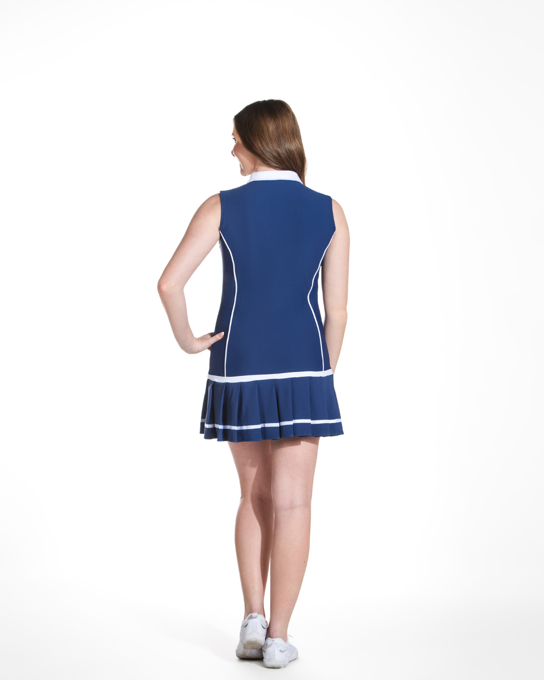 Flow Dress in Navy Blue AXS Flow Dress in Navy Blue AXS