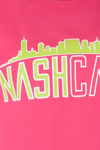Nash Camp Cropped Tee in Watermelon  - SPECIAL ORDER
