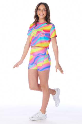 Nash Camp Compression Short in Tie-Dye Dream - SPECIAL ORDER
