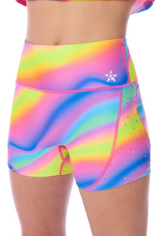 Nash Camp Compression Short in Tie-Dye Dream - SPECIAL ORDER
