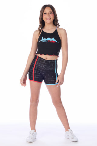 Nash Camp Longline Sports Bra in Black - SPECIAL ORDER