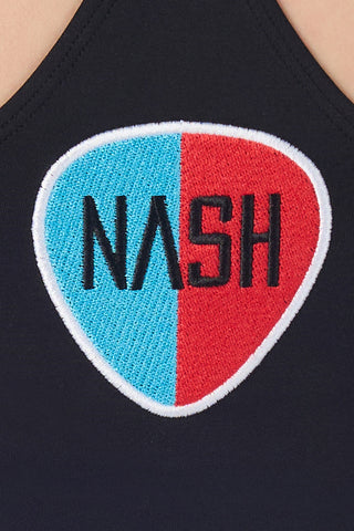 Nash Camp Longline Sports Bra in Black - SPECIAL ORDER