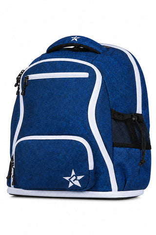 Navy Rebel Dream Bag Plus With White Zipper