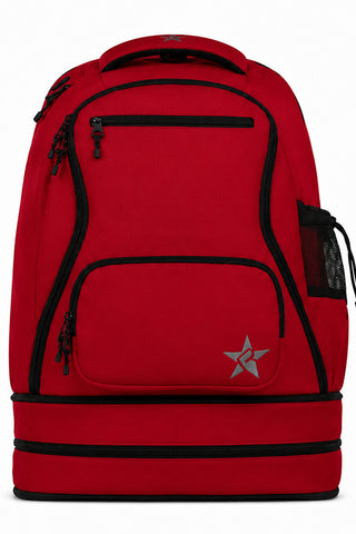 Neoprene in Red Rebel Dream Bag Plus with Black Zipper