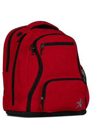 Neoprene in Red Rebel Dream Bag Plus with Black Zipper