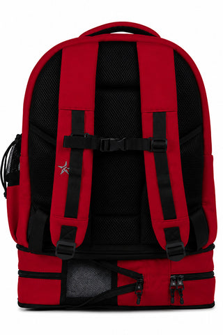Neoprene in Red Rebel Dream Bag Plus with Black Zipper