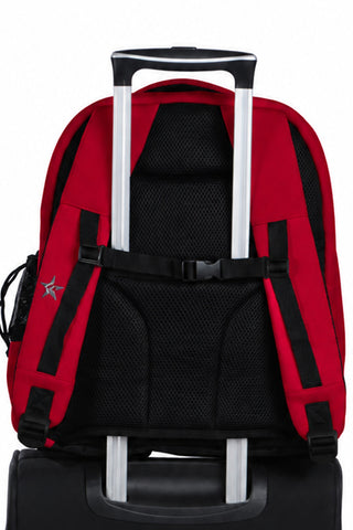 Neoprene in Red Rebel Dream Bag Plus with Black Zipper