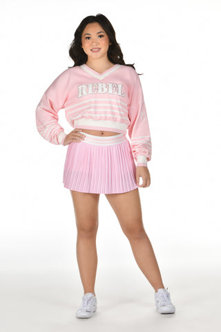 Nia Pullover in Powder Pink