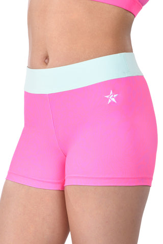 Oh So Sweet Compression Shorts in Electric Pink