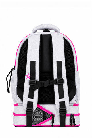 Opalescent Rebel Baby Dream Bag with Pink Zipper