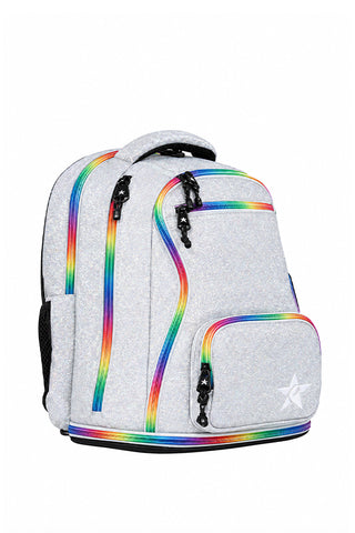 Opalescent Rebel Baby Dream Bag with Rainbow Zipper