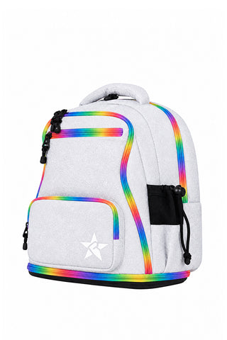 Opalescent Rebel Baby Dream Bag with Rainbow Zipper