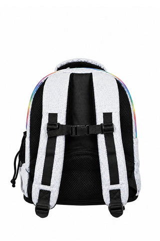Opalescent Rebel Baby Dream Bag with Rainbow Zipper