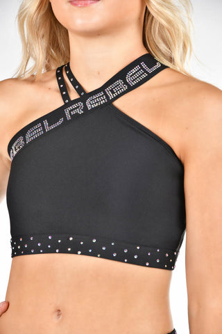 Oynx Sky Sports Bra in Black
