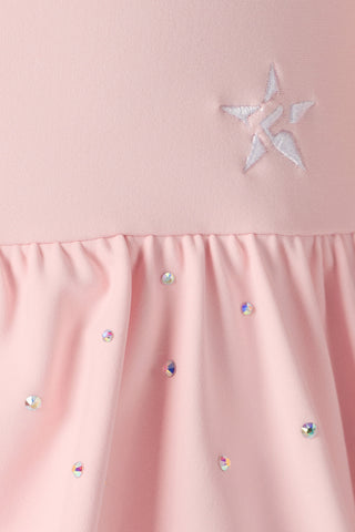 Petal Dress in Powder Pink