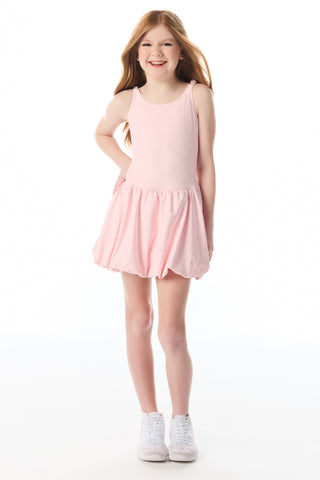 Petal Dress in Powder Pink