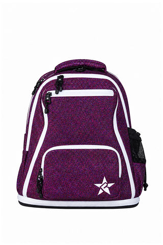 Plum Rebel Baby Dream Bag with White Zipper