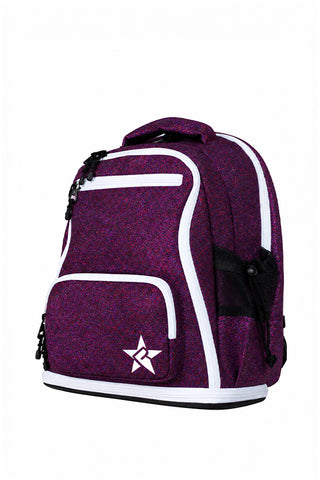 Plum Rebel Baby Dream Bag with White Zipper